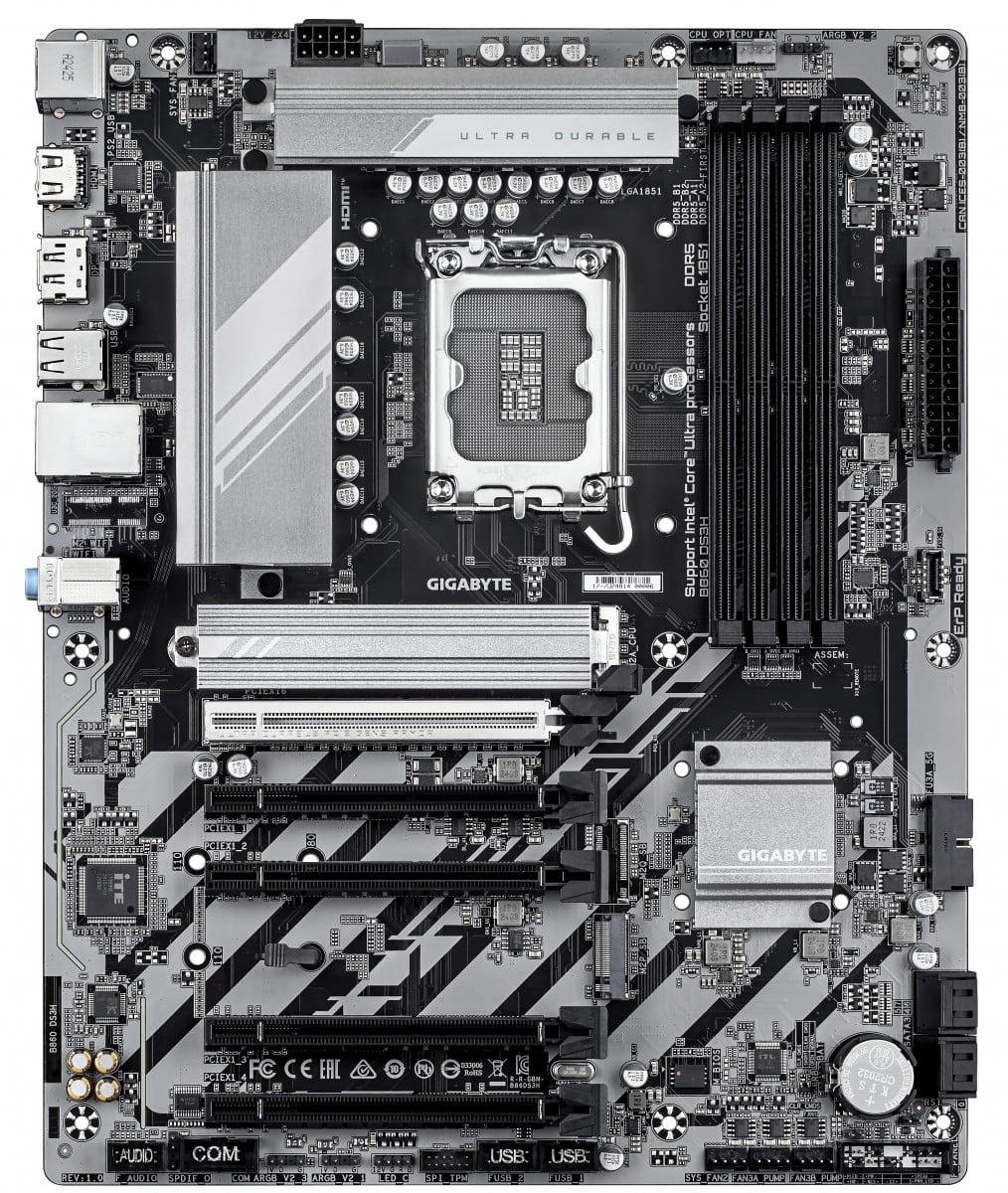 GIGABYTE GIGABYTE B860 DS3H scheda madre Intel B860 LGA 1851 (Socket V1) ATX - COMPONENTI | TecnoCARE.net Sabaudia, Latina, Terracina, San Felice Circeo e Pontinia