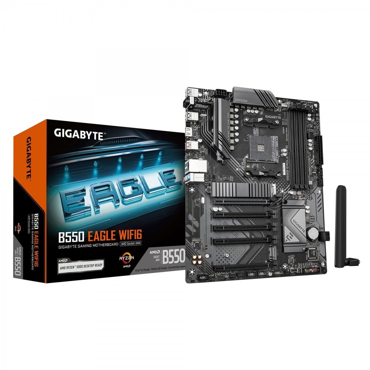 GIGABYTE GIGABYTE B550 EAGLE WIFI6 scheda madre AMD B550 Socket AM4 ATX - COMPONENTI | TecnoCARE.net Sabaudia, Latina, Terracina, San Felice Circeo e Pontinia