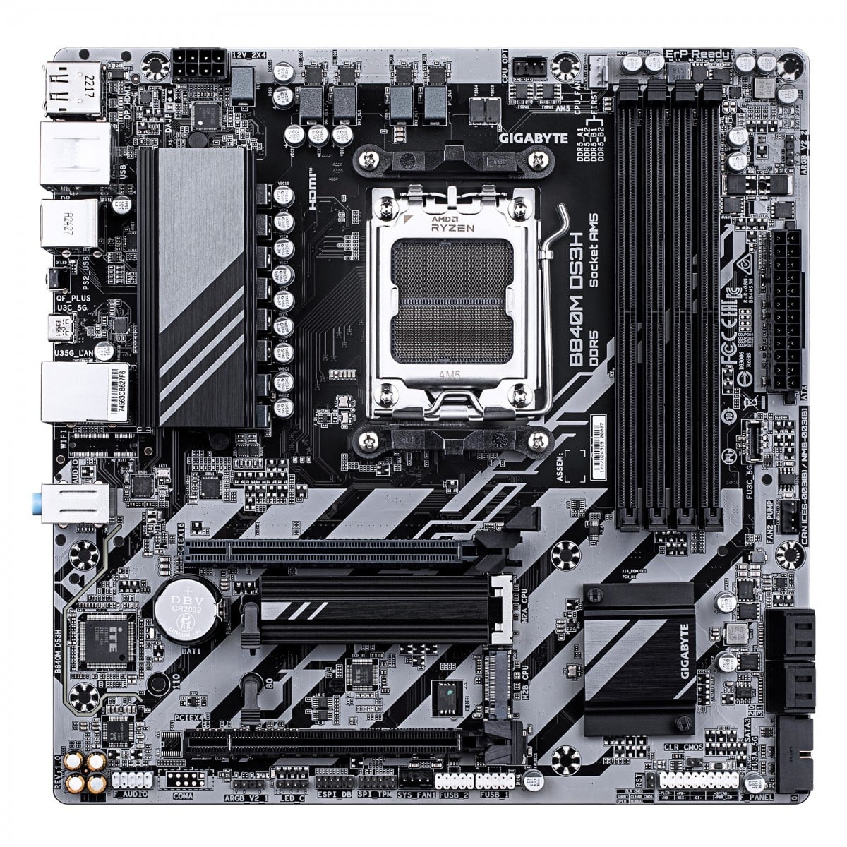 GIGABYTE GIGABYTE B840M DS3H scheda madre AMD B840 Socket AM5 micro ATX - COMPONENTI | TecnoCARE.net Sabaudia, Latina, Terracina, San Felice Circeo e Pontinia
