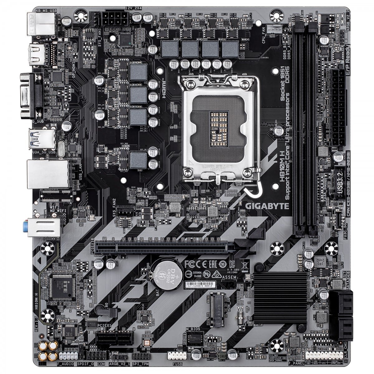 GIGABYTE GIGABYTE H810M H scheda madre Intel H810 LGA 1851 (Socket V1) micro ATX - COMPONENTI | TecnoCARE.net Sabaudia, Latina, Terracina, San Felice Circeo e Pontinia