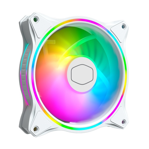 COOLER MASTER COOLER MASTER DISSIPATORE MASTERFAN MF120 HALO 3IN1 WHITE EDITION 120X120X25 VENTOLA CABINET - COOLE - CPU DISSIPATORI | TecnoCARE.net Sabaudia, Latina, Terracina, San Felice Circeo e Pontinia