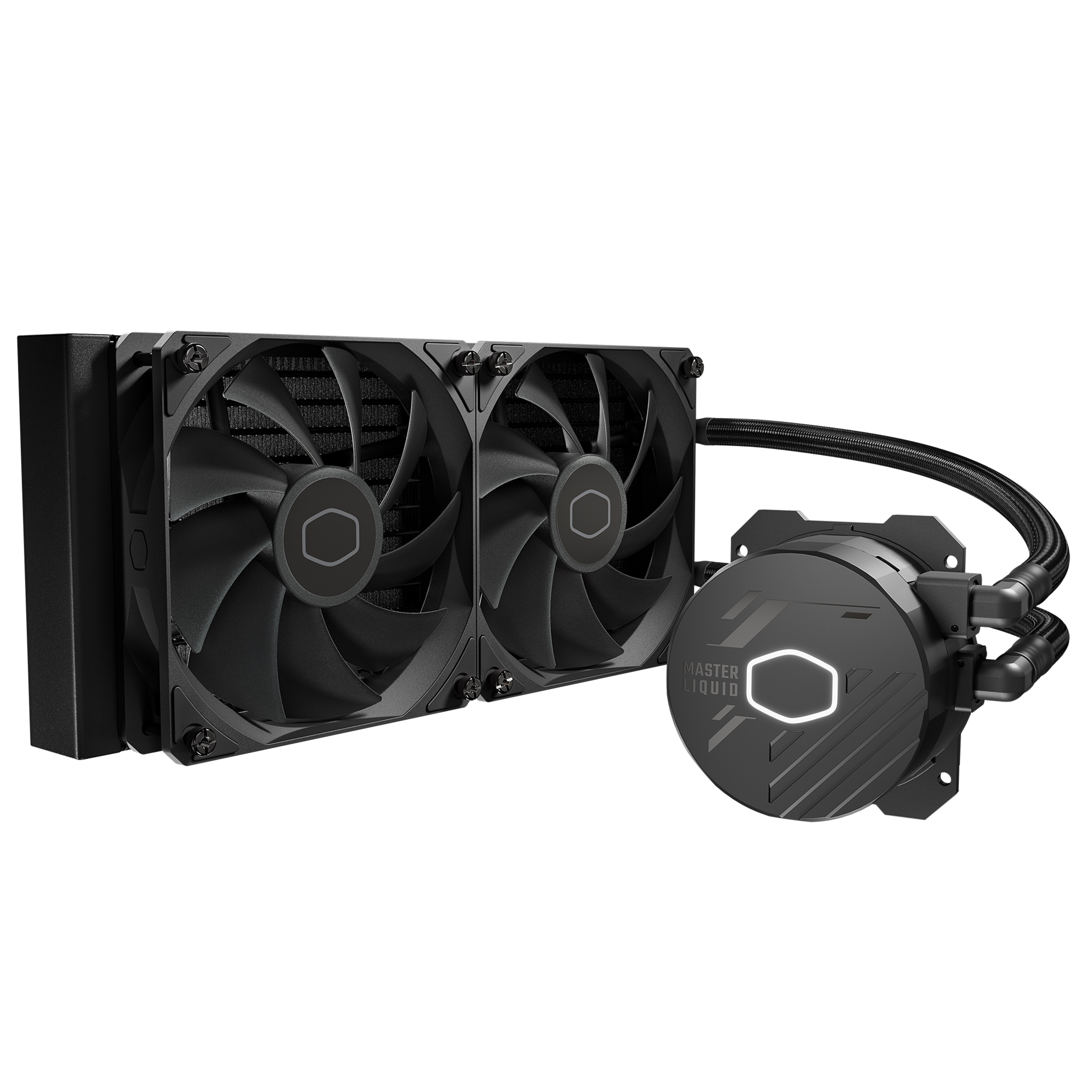 COOLER MASTER COOLER MASTER DISSIPATORE A LIQUIDO MASTERLIQUID 240L CORE 240MM RAD, SICKLEFLOW 120, 1-3 SPLITTER P - CPU DISSIPATORI | TecnoCARE.net Sabaudia, Latina, Terracina, San Felice Circeo e Pontinia