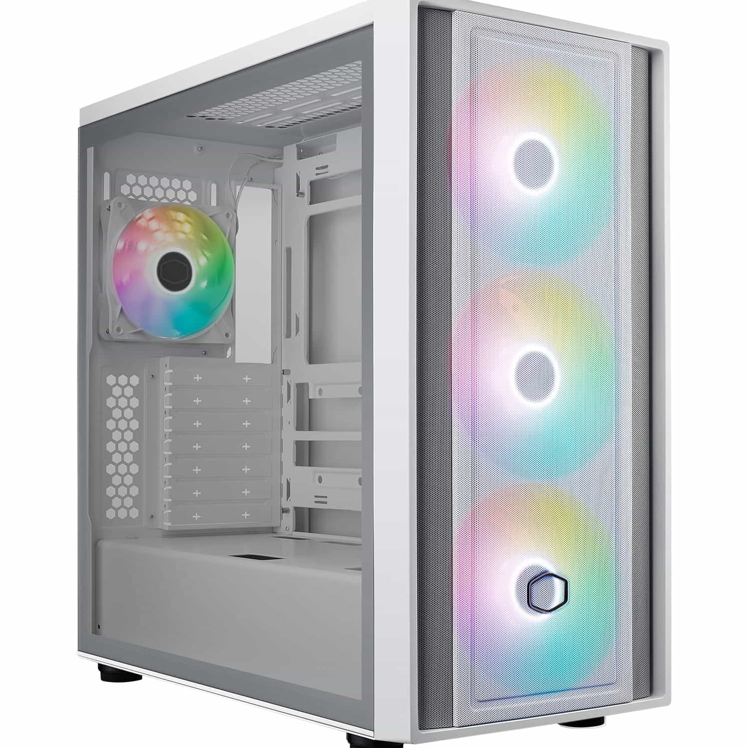 COOLER MASTER COOLER MASTER CASE SUPPORTO MB CONNETTORI RETRO 4 VENTOLE ARGB  (3X140 FRONTE, X120 R - CASE | TecnoCARE.net Sabaudia, Latina, Terracina, San Felice Circeo e Pontinia