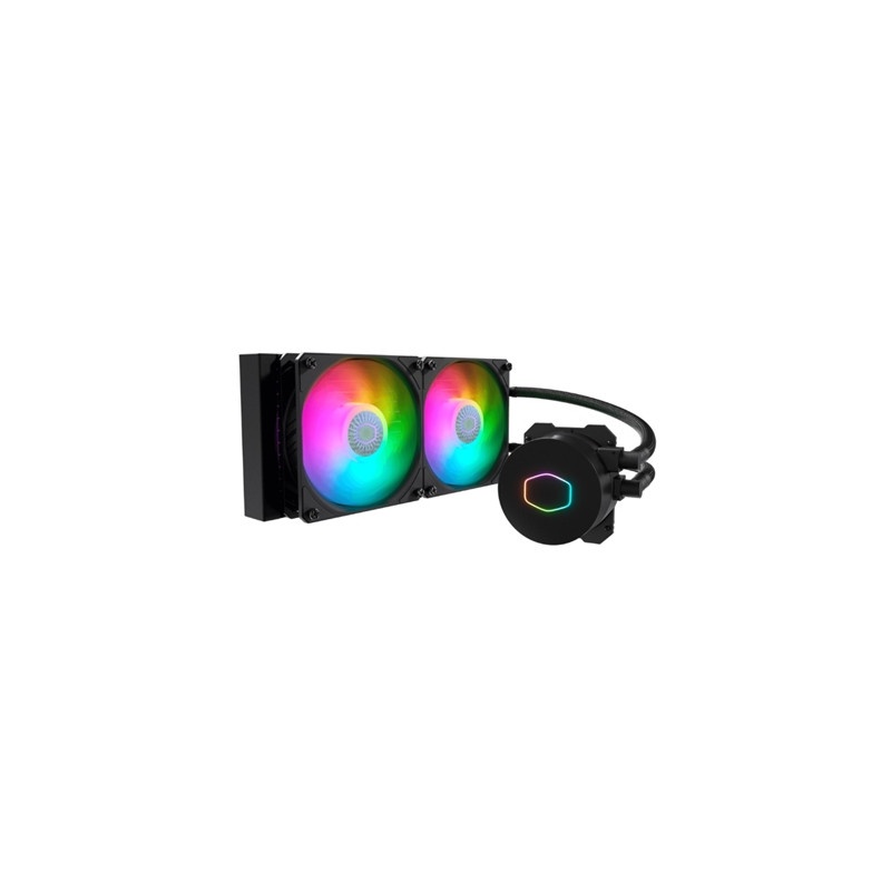 COOLER MASTER COOLER MASTER DISSIPATORE A LIQUIDO MASTERLIQUID 240 CORE II SKT UNIVERSALE 2X120MM ARGB FANS, NERO - CPU DISSIPATORI | TecnoCARE.net Sabaudia, Latina, Terracina, San Felice Circeo e Pontinia