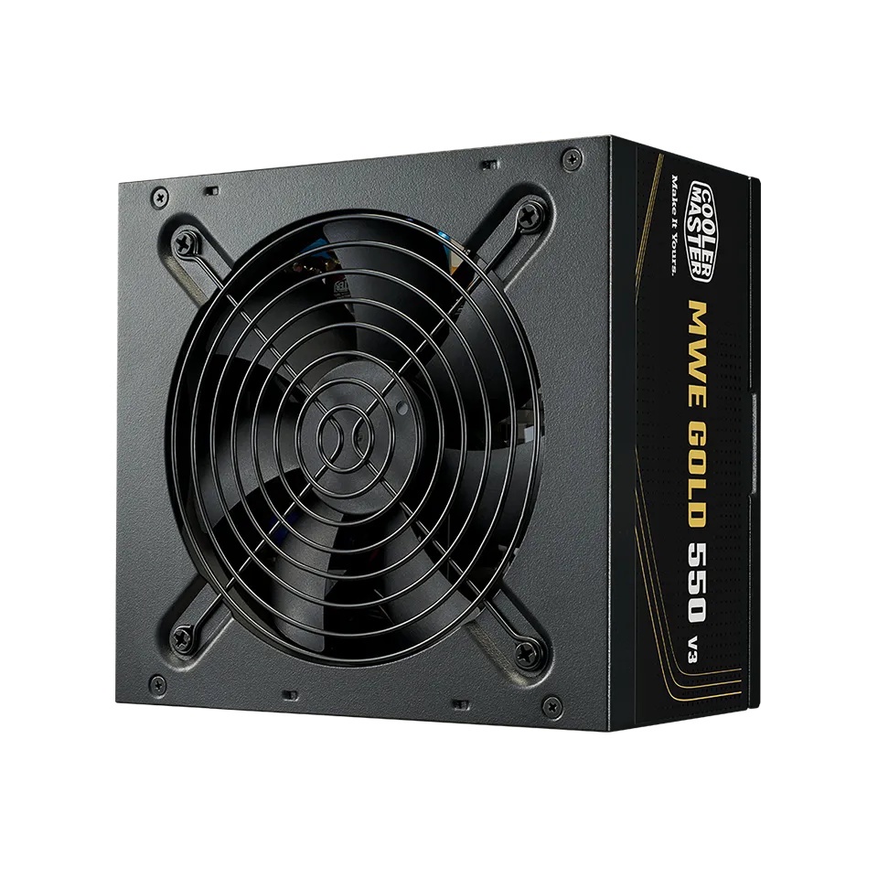 COOLER MASTER COOLER MASTER ALIMENTATORE MWE GOLD 550 V3, 550W 80+GOLD NON MODULARE ATX 3.1 VENTOLA 120MM, GAR 5 A - ALIMENTATORI | TecnoCARE.net Sabaudia, Latina, Terracina, San Felice Circeo e Pontinia