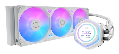 COOLER MASTER COOLER MASTER DISSIPATORE A LIQUIDO ATMOS II, 3X120MM ARGB, KIT LCD INC, BIANCO - CPU DISSIPATORI | TecnoCARE.net Sabaudia, Latina, Terracina, San Felice Circeo e Pontinia