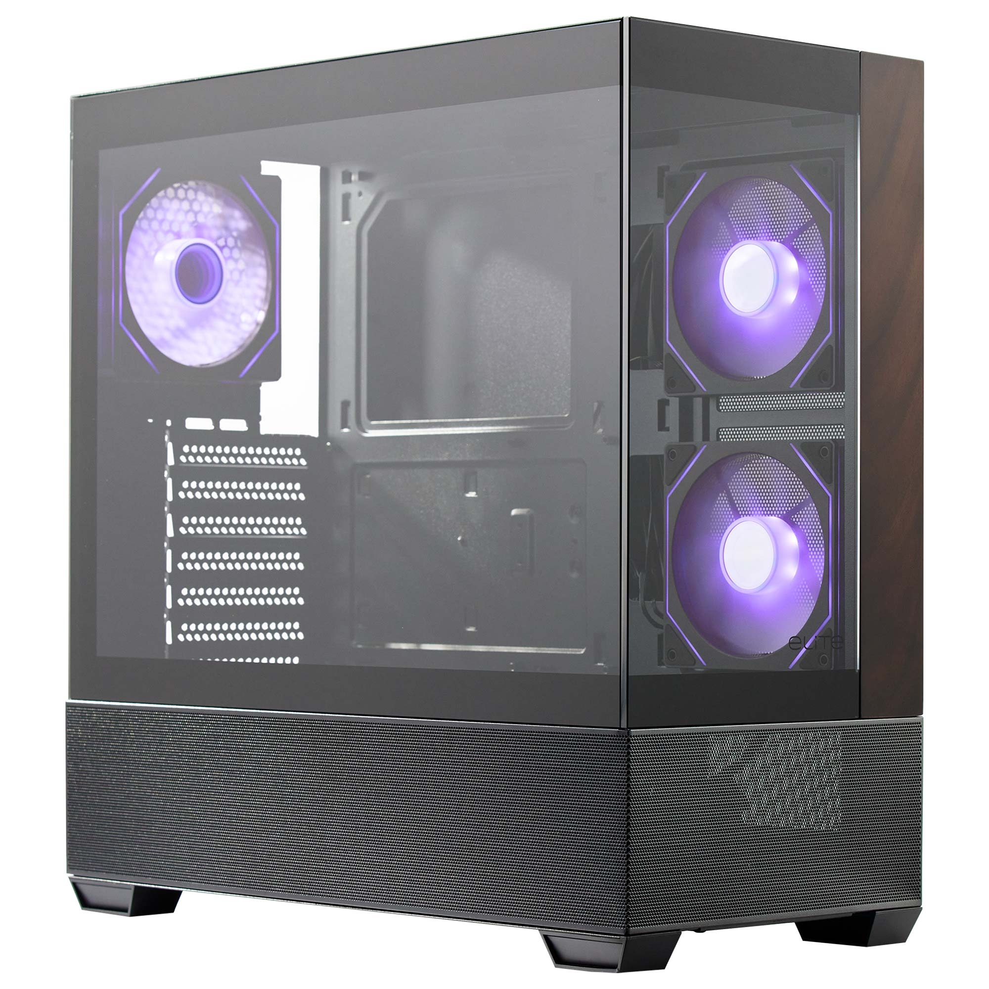 COOLER MASTER Cooler Master Elite 690 Wood Black, mid tower, supporto MB ATX/mATX/mITX, "fishtank", pannello legno - CASE | TecnoCARE.net Sabaudia, Latina, Terracina, San Felice Circeo e Pontinia