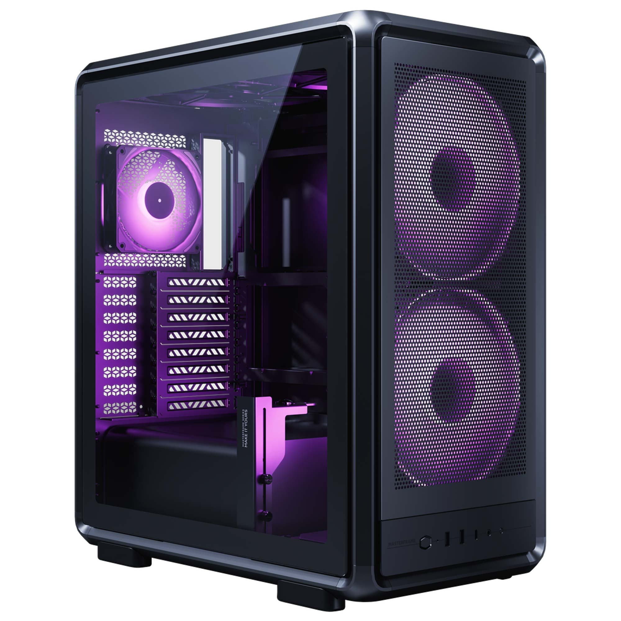 COOLER MASTER COOLER MASTER FRAME 500 MESH ARGB BLACK  MB ATX/MAATX  MIITX MODULARE  3 VENTOLE 2x200MM FRONT  1x12 - CASE | TecnoCARE.net Sabaudia, Latina, Terracina, San Felice Circeo e Pontinia