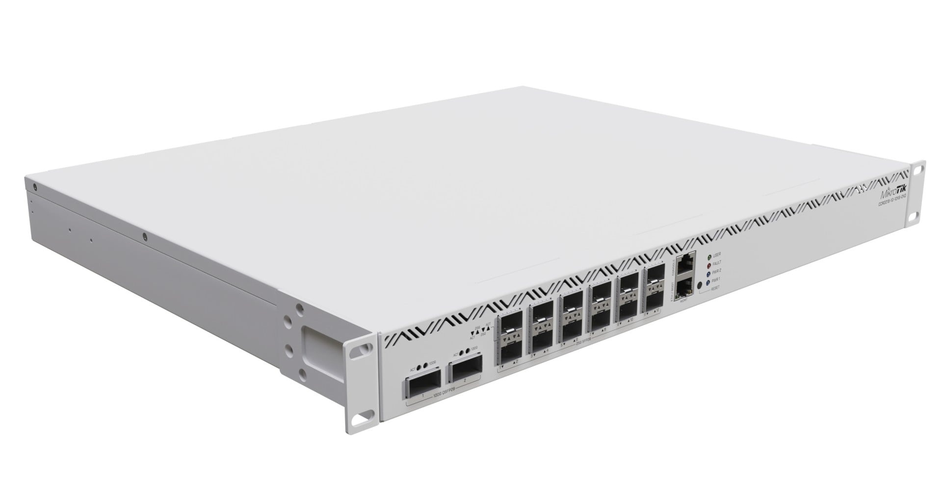 MIKROTIK MikroTik Cloud Core Router 2216-1G-12XS-2XQ, 16-core CPU, 2x 100G QSFP, 14x 25G SFP - RETI | TecnoCARE.net Sabaudia, Latina, Terracina, San Felice Circeo e Pontinia