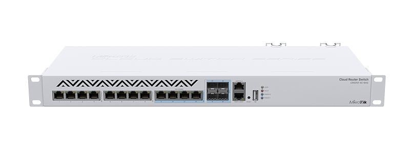 MIKROTIK Mikrotik CRS312-4C+8XG-RM switch di rete L3 10G Ethernet (100/1000/10000) 1U Bianco - RETI | TecnoCARE.net Sabaudia, Latina, Terracina, San Felice Circeo e Pontinia