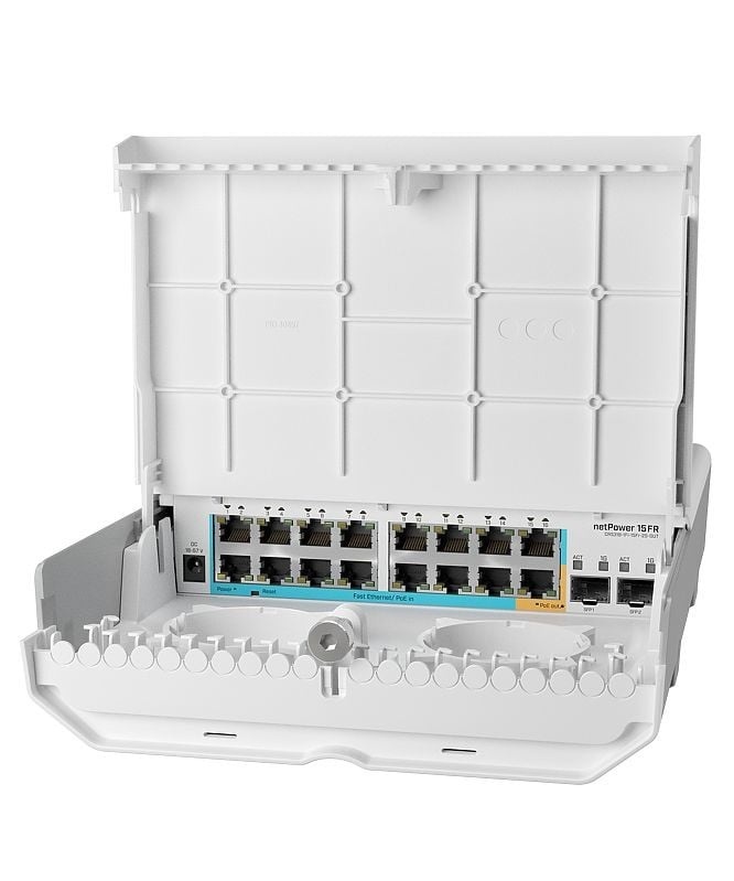 MIKROTIK Mikrotik netPower 15FR Fast Ethernet (10/100) Supporto Power over Ethernet (PoE) Bianco - RETI | TecnoCARE.net Sabaudia, Latina, Terracina, San Felice Circeo e Pontinia