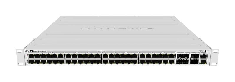 MIKROTIK MikroTik CRS354-48P-4S+2Q+RM Switch di rete gestito L3, 48x Gigabit Ethernet, PoE, 4x SFP+, 2x QSFP+ - RETI | TecnoCARE.net Sabaudia, Latina, Terracina, San Felice Circeo e Pontinia