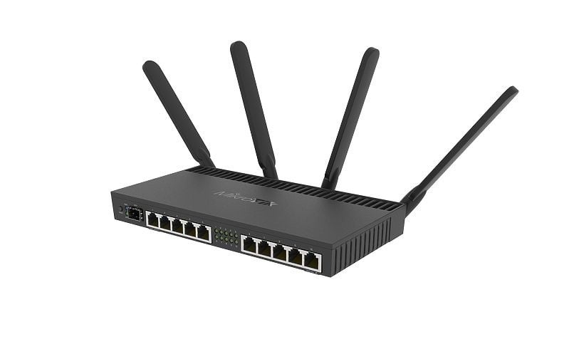 MIKROTIK MikroTik RB4011iGS+5HacQ2HnD-IN Wireless Router, Dual-band 2.4/5GHz, 10x Gigabit Ethernet, PoE, RouterOS - RETI | TecnoCARE.net Sabaudia, Latina, Terracina, San Felice Circeo e Pontinia