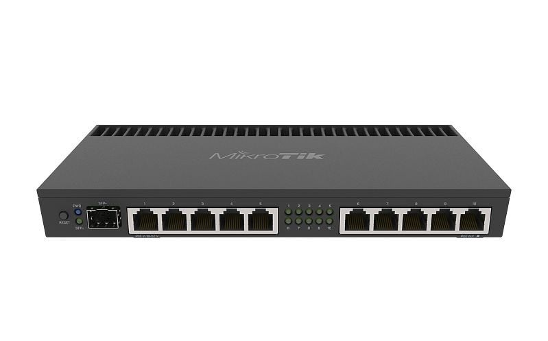 MIKROTIK Mikrotik RB4011IGS+RM router cablato Gigabit Ethernet Nero - RETI | TecnoCARE.net Sabaudia, Latina, Terracina, San Felice Circeo e Pontinia