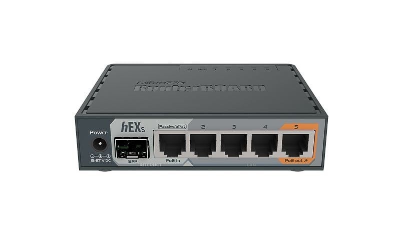 MIKROTIK Mikrotik hEX S router cablato Gigabit Ethernet Nero - RETI | TecnoCARE.net Sabaudia, Latina, Terracina, San Felice Circeo e Pontinia