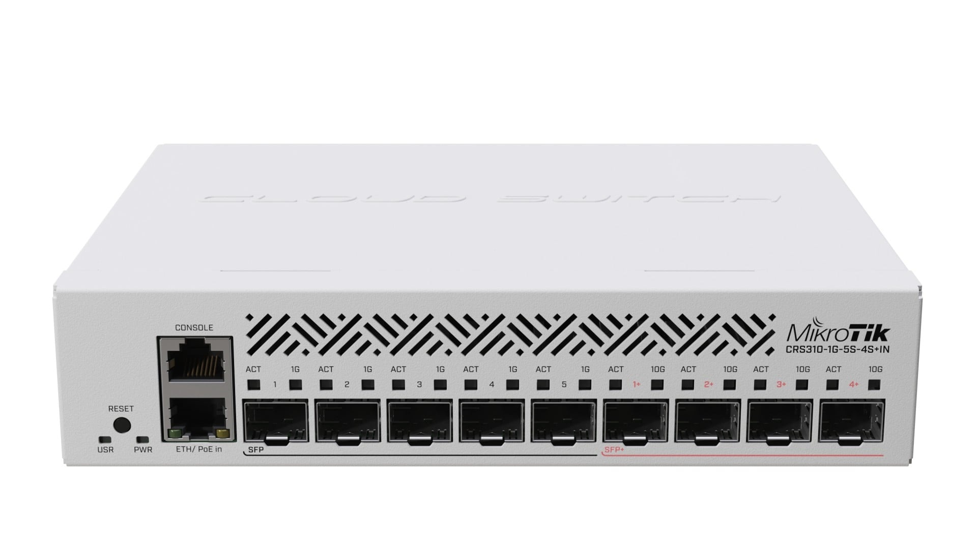 MIKROTIK Mikrotik CRS310-1G-5S-4S+IN switch L3 Gigabit Ethernet (10/100/1000) con supporto PoE in (nessun supporto PoE out) 1U - RETI | TecnoCARE.net Sabaudia, Latina, Terracina, San Felice Circeo e Pontinia