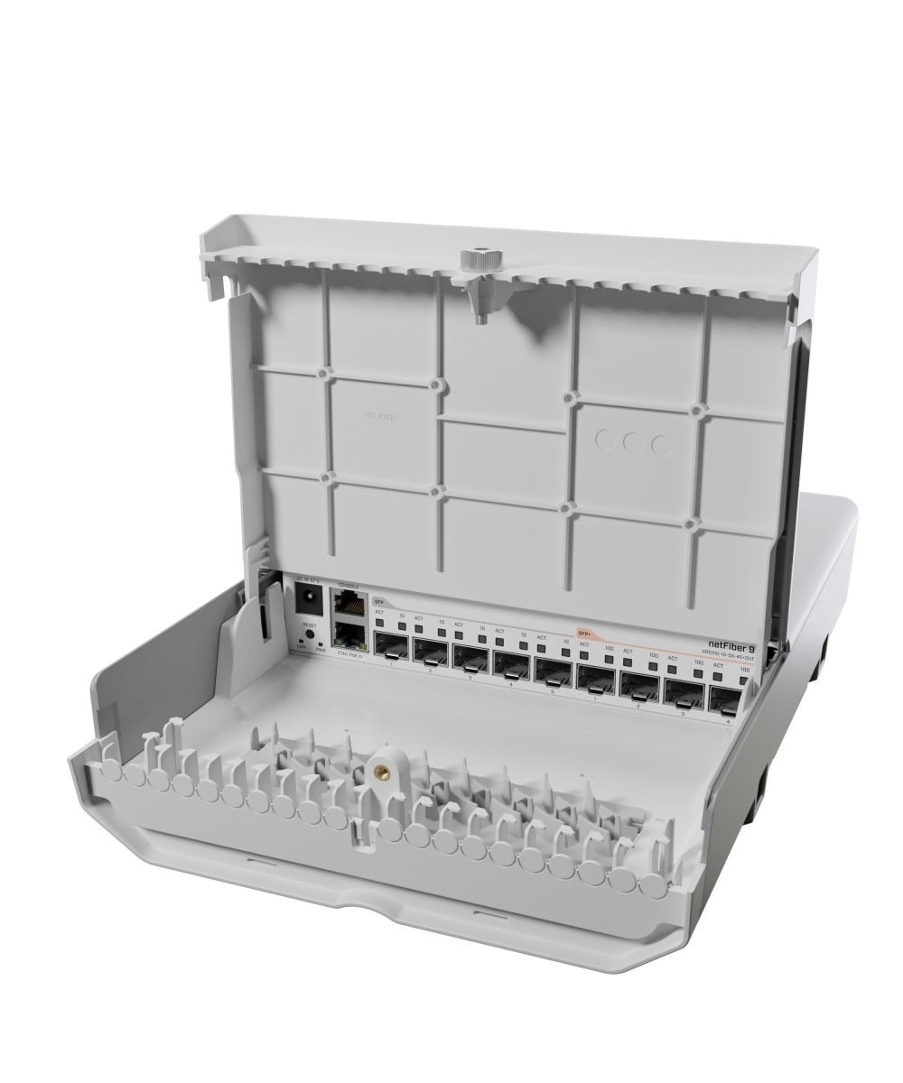 MIKROTIK Mikrotik netFiber 9 Gigabit Ethernet (10/100/1000) Supporto Power over Ethernet (PoE) Bianco - RETI | TecnoCARE.net Sabaudia, Latina, Terracina, San Felice Circeo e Pontinia