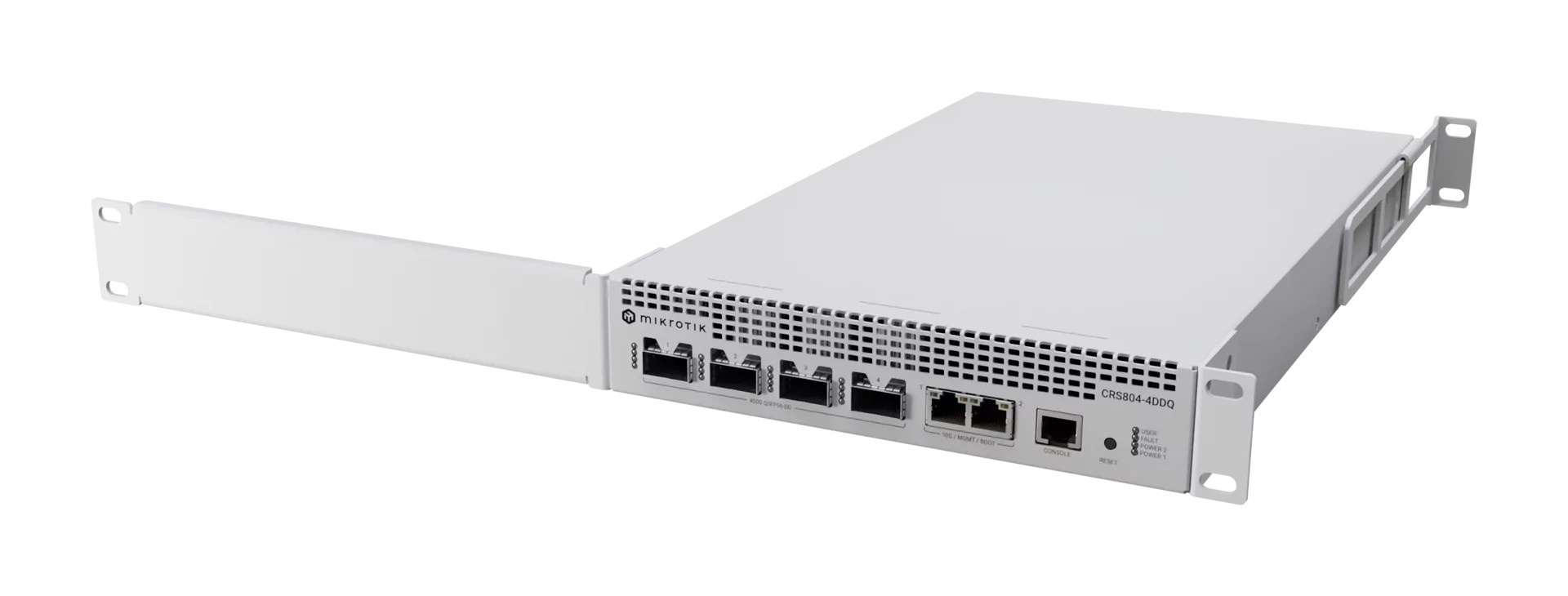 MIKROTIK Mikrotik CRS804-4DDQ-HRM switch di rete 10G Ethernet (100/1000/10000) Grigio - RETI | TecnoCARE.net Sabaudia, Latina, Terracina, San Felice Circeo e Pontinia