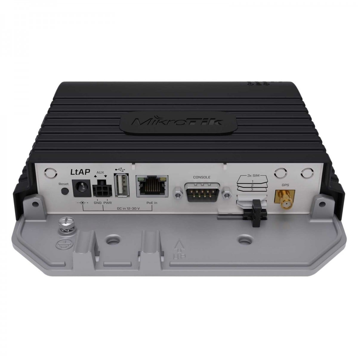 MIKROTIK Mikrotik LtAP LR8G LTE6 kit 300 Mbit/s Nero Supporto Power over Ethernet (PoE) - RETI | TecnoCARE.net Sabaudia, Latina, Terracina, San Felice Circeo e Pontinia