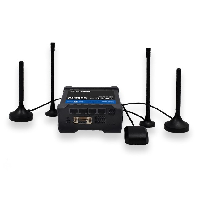 TELTONIKA Teltonika RUT955 router wireless Fast Ethernet Banda singola (2.4 GHz) 4G Nero - RETI | TecnoCARE.net Sabaudia, Latina, Terracina, San Felice Circeo e Pontinia