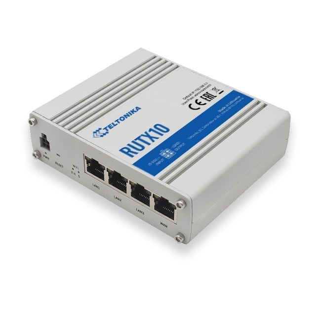 TELTONIKA Teltonika RUTX10 router wireless Gigabit Ethernet Dual-band (2.4 GHz/5 GHz) Grigio - RETI | TecnoCARE.net Sabaudia, Latina, Terracina, San Felice Circeo e Pontinia