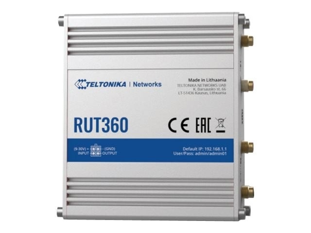 TELTONIKA Teltonika RUT360 Router di rete cellulare - RETI | TecnoCARE.net Sabaudia, Latina, Terracina, San Felice Circeo e Pontinia