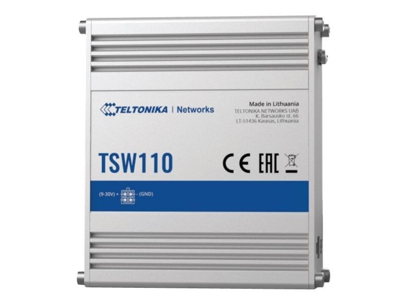 TELTONIKA Teltonika TSW110 Unmanaged Layer 2 Switch - RETI | TecnoCARE.net Sabaudia, Latina, Terracina, San Felice Circeo e Pontinia