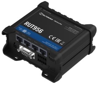 TELTONIKA Router di rete cellulare Teltonika RUT956 Nero Alluminio Plastica 4G Wi-Fi - RETI | TecnoCARE.net Sabaudia, Latina, Terracina, San Felice Circeo e Pontinia
