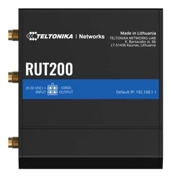 TELTONIKA Teltonika RUT200 Industrial LTE WiFi Router (Quectel) - RETI | TecnoCARE.net Sabaudia, Latina, Terracina, San Felice Circeo e Pontinia