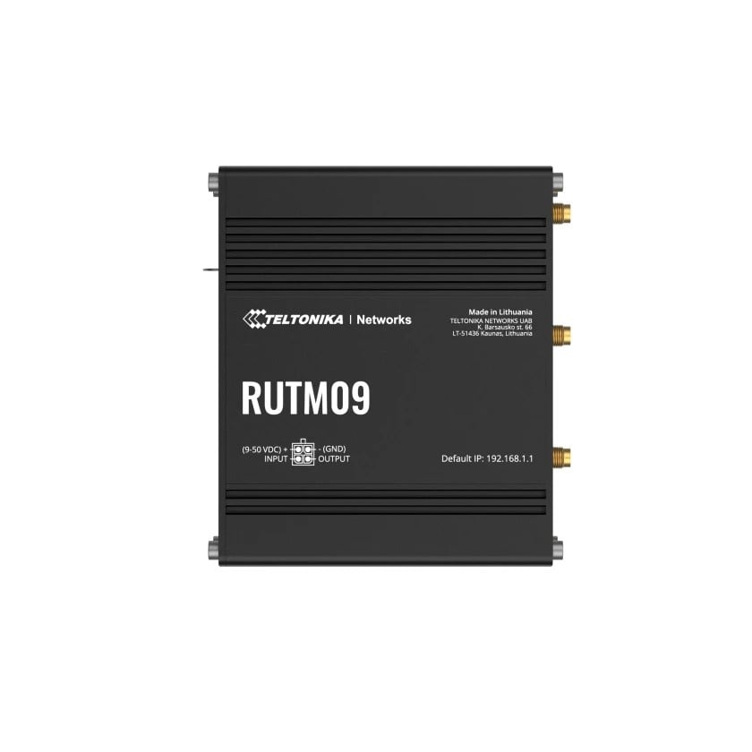 TELTONIKA Teltonika RUTM09 router cablato Gigabit Ethernet Nero - RETI | TecnoCARE.net Sabaudia, Latina, Terracina, San Felice Circeo e Pontinia