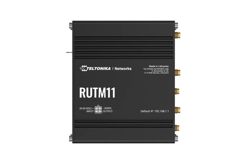 TELTONIKA Teltonika RUTM11 router cablato Gigabit Ethernet Nero - RETI | TecnoCARE.net Sabaudia, Latina, Terracina, San Felice Circeo e Pontinia