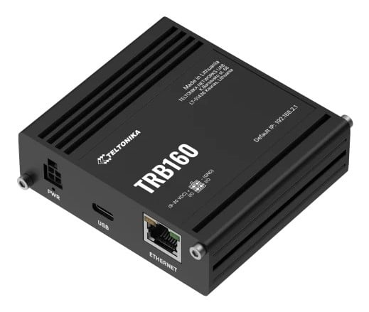 TELTONIKA Teltonika TRB160 4G LTE Cat6 IoT-Gateway gateway/controller 10, 100, 1000 Mbit/s - RETI | TecnoCARE.net Sabaudia, Latina, Terracina, San Felice Circeo e Pontinia