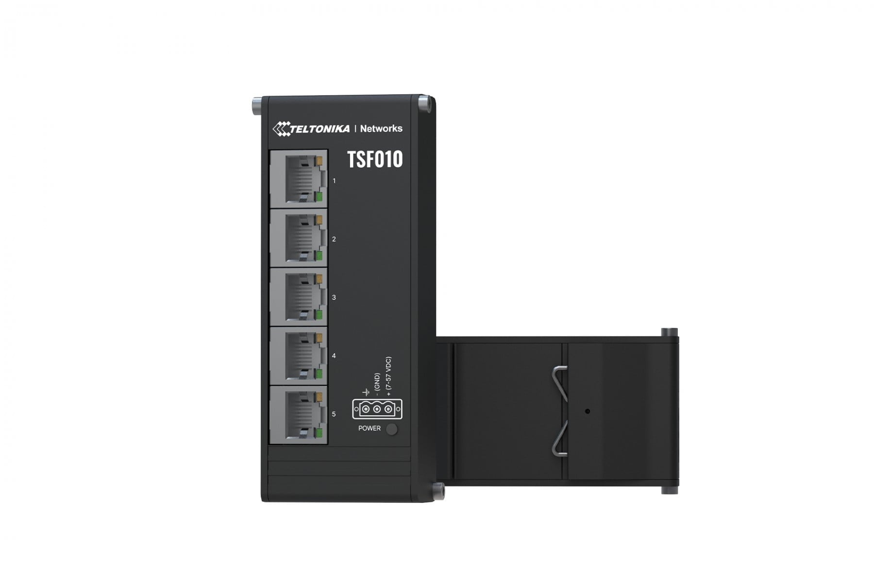 TELTONIKA Teltonika NETWORKS TSF010 Flat Ethernet Switch Non gestito Fast Ethernet (10/100) DIN rail Nero - RETI | TecnoCARE.net Sabaudia, Latina, Terracina, San Felice Circeo e Pontinia