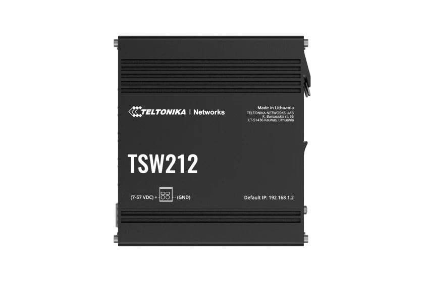 TELTONIKA Teltonika TSW212 switch di rete Gestito L2 Gigabit Ethernet (10/100/1000) Nero - RETI | TecnoCARE.net Sabaudia, Latina, Terracina, San Felice Circeo e Pontinia