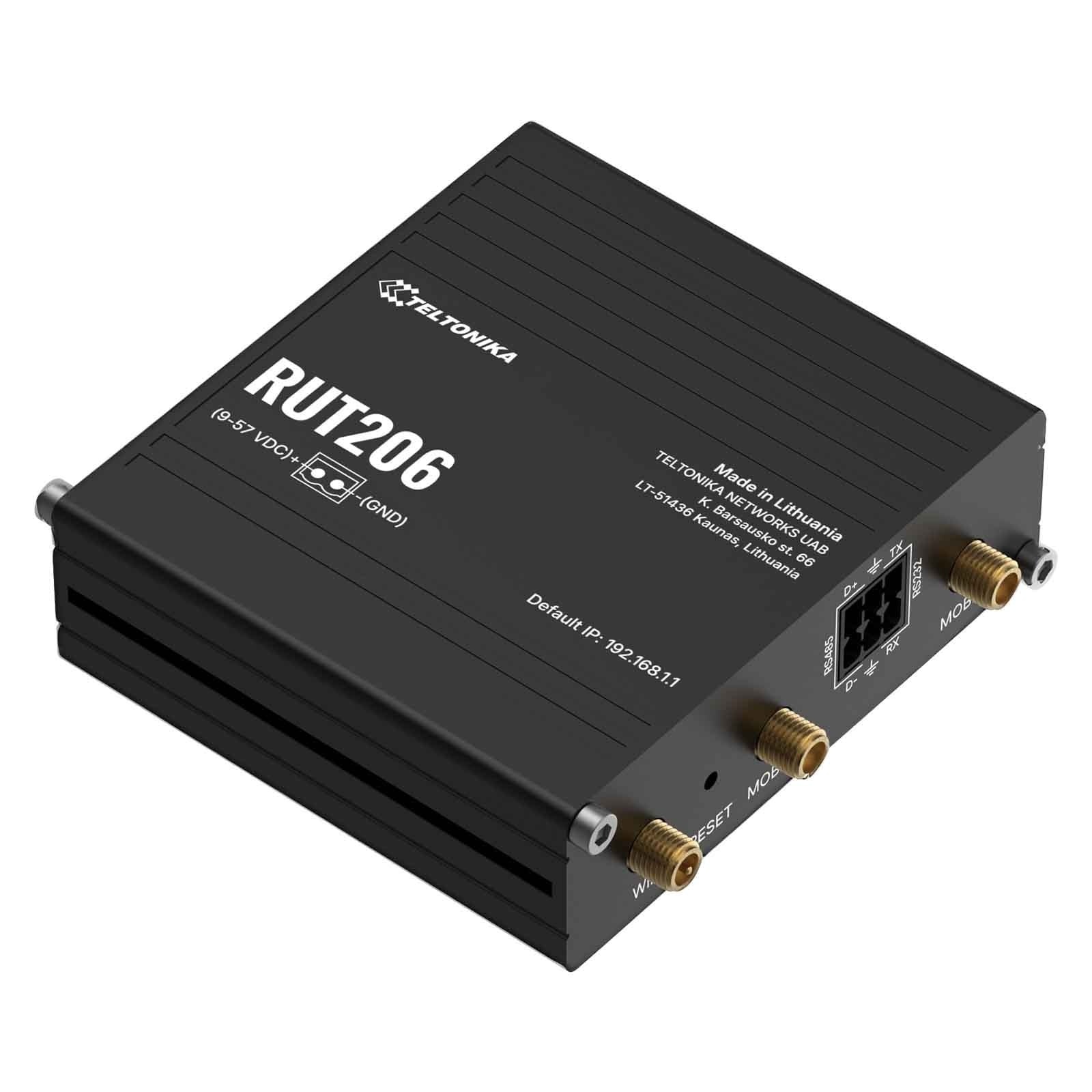 TELTONIKA Teltonika RUT206 Industrial Router 4G LTE with RS232 and RS485 - RETI | TecnoCARE.net Sabaudia, Latina, Terracina, San Felice Circeo e Pontinia