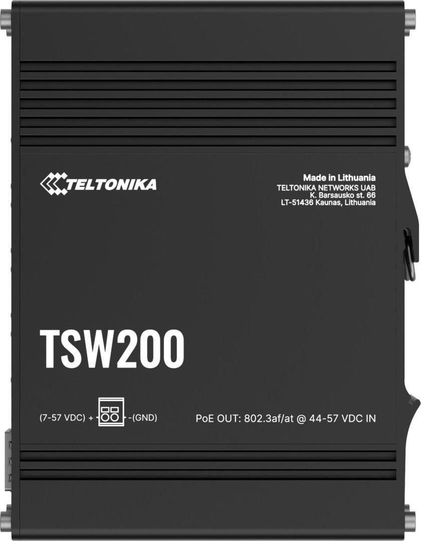 TELTONIKA Teltonika TSW200 Switch Ethernet PoE+ Industriale - RETI | TecnoCARE.net Sabaudia, Latina, Terracina, San Felice Circeo e Pontinia