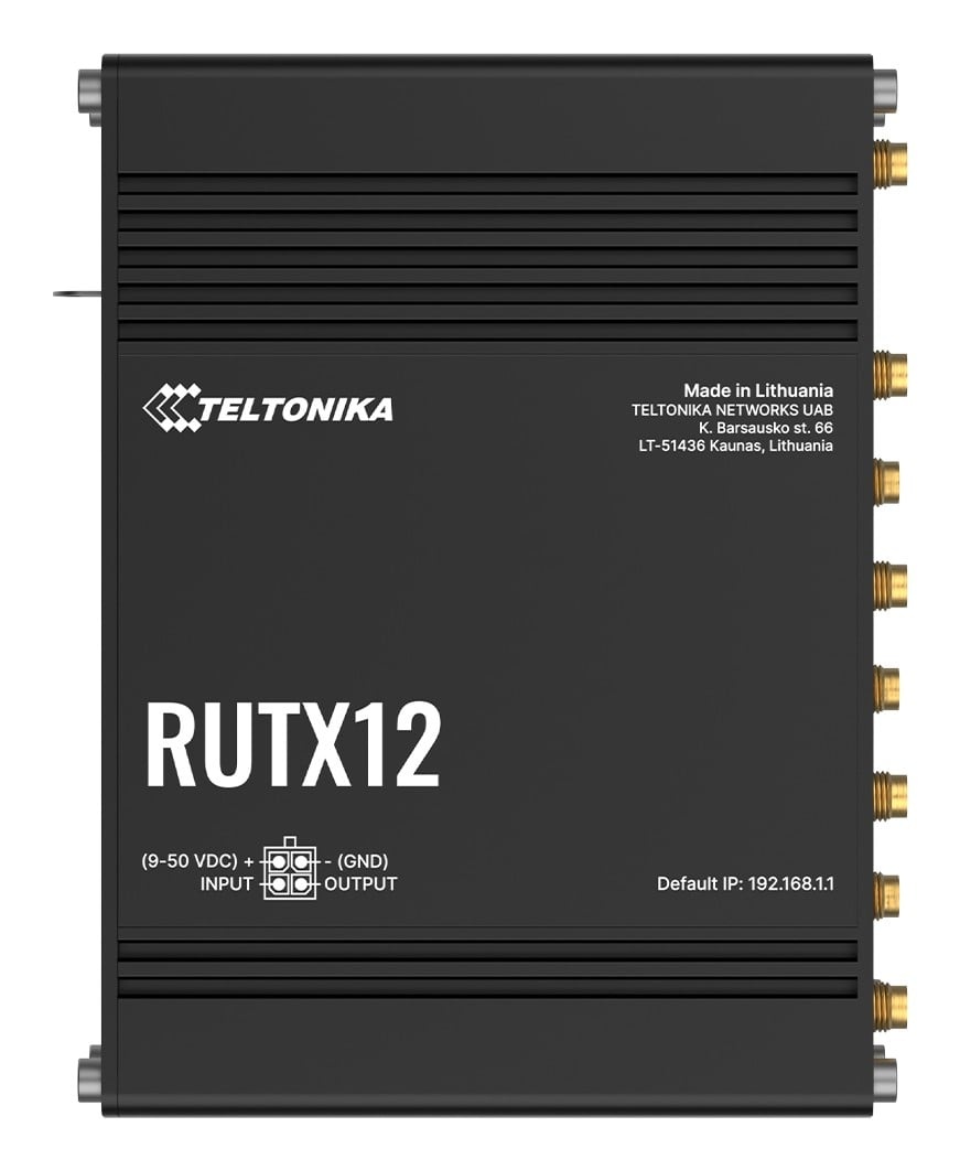 TELTONIKA Router industriale Teltonika RUTX12 4G LTE Cat 6 Dual-Band Wifi - RETI | TecnoCARE.net Sabaudia, Latina, Terracina, San Felice Circeo e Pontinia