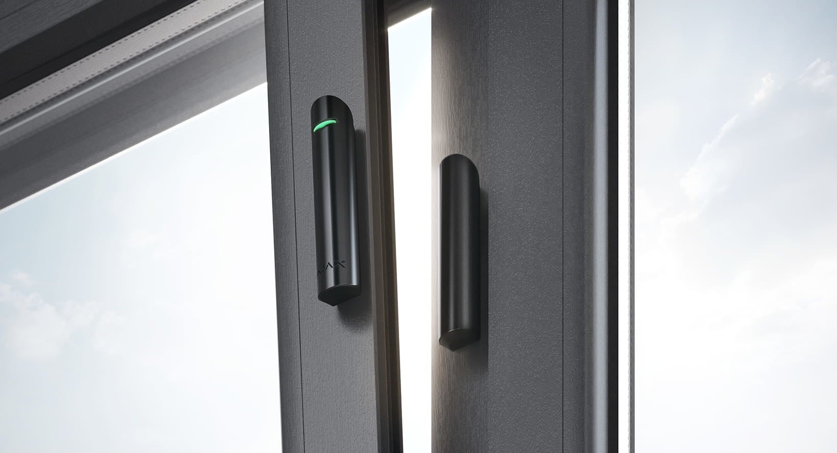 AJAX SYSTEMS Ajax Systems 38100.21.BL1 DoorProtect Plus Jeweller - sensore magnetico wireless - nero - ALLARMI E SENSORI DOMESTICI | TecnoCARE.net Sabaudia, Latina, Terracina, San Felice Circeo e Pontinia