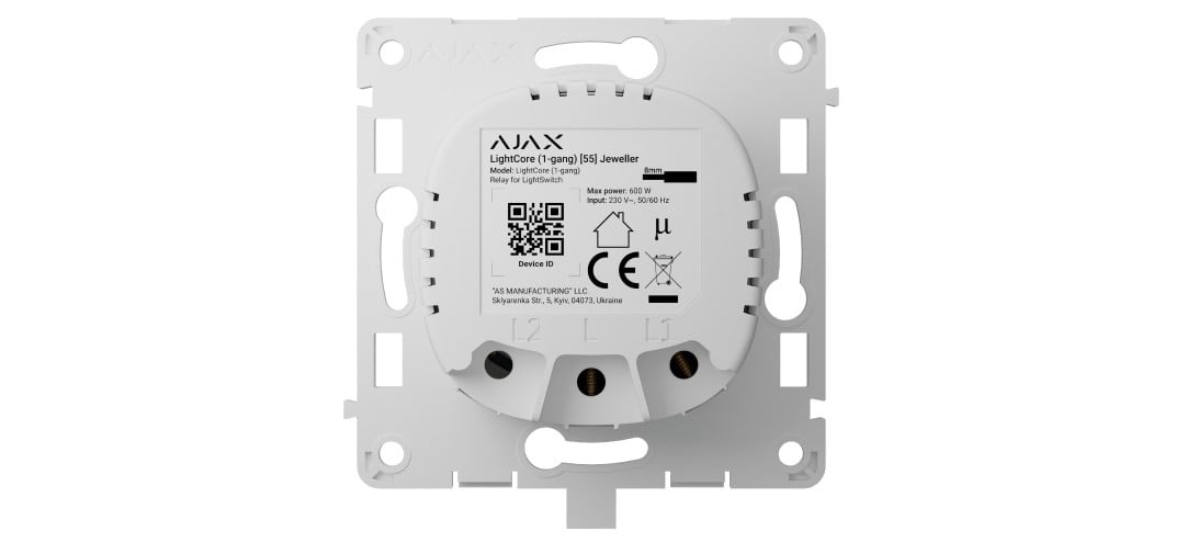 AJAX SYSTEMS Ajax Systems 52177.140.OL CenterButton (1-gang/2-way) [55] - oliva - DISPOSITIVI SMART PER LA CASA | TecnoCARE.net Sabaudia, Latina, Terracina, San Felice Circeo e Pontinia