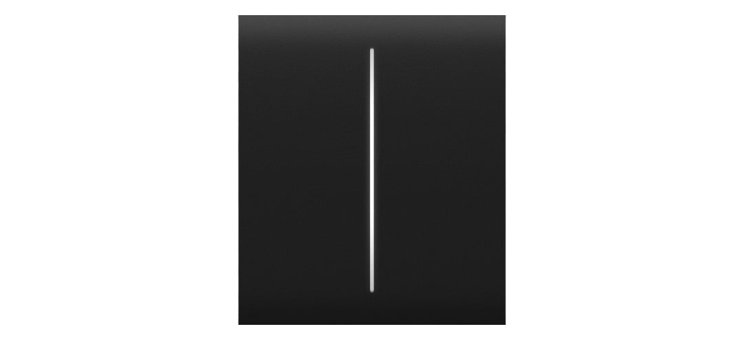 AJAX SYSTEMS Ajax Systems 52180.140.BL CenterButton (2-gang) - pulsante centrale per interruttore a 2 gang - nero - DISPOSITIVI SMART PER LA CASA | TecnoCARE.net Sabaudia, Latina, Terracina, San Felice Circeo e Pontinia
