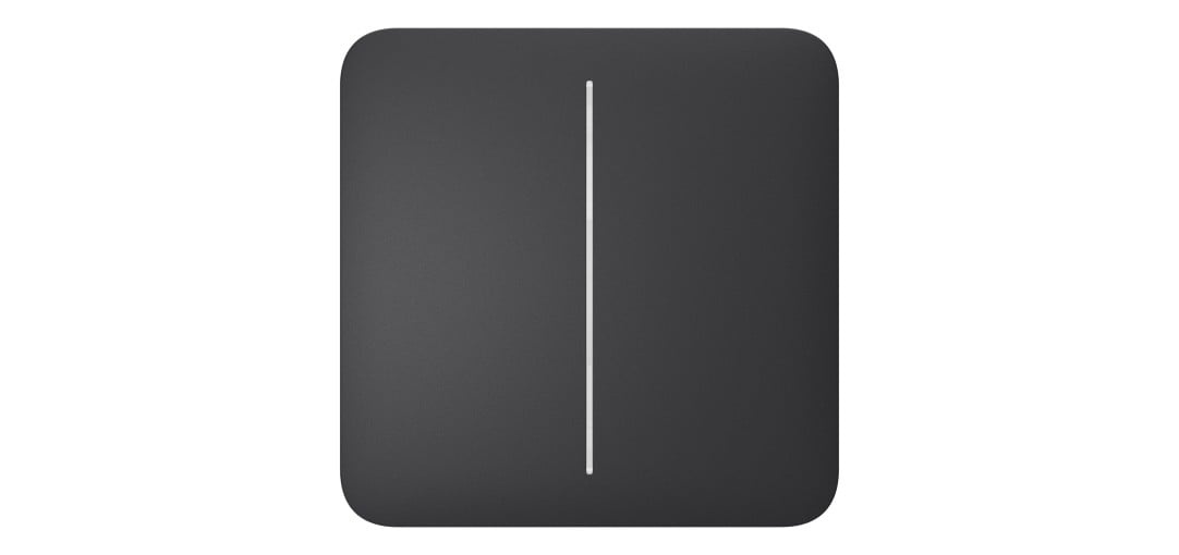AJAX SYSTEMS Ajax Systems 52182.140.GP CenterButton (2-gang) [55] - grafite - DISPOSITIVI SMART PER LA CASA | TecnoCARE.net Sabaudia, Latina, Terracina, San Felice Circeo e Pontinia