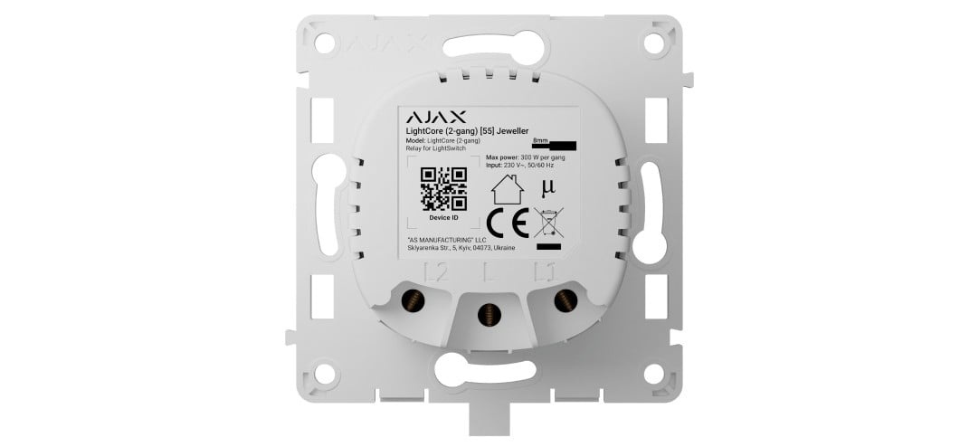 AJAX SYSTEMS Ajax Systems 52183.140.GR AJAX CenterButton gang (grigio) - DISPOSITIVI SMART PER LA CASA | TecnoCARE.net Sabaudia, Latina, Terracina, San Felice Circeo e Pontinia