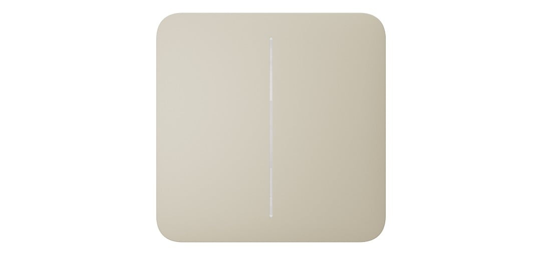 AJAX SYSTEMS Ajax Systems 52184.140.IV CenterButton (2-gang) [55] - avorio - DISPOSITIVI SMART PER LA CASA | TecnoCARE.net Sabaudia, Latina, Terracina, San Felice Circeo e Pontinia