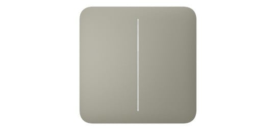 AJAX SYSTEMS Ajax Systems 52168.143.OL SideButton (2-gang) [55] - oliva - DISPOSITIVI SMART PER LA CASA | TecnoCARE.net Sabaudia, Latina, Terracina, San Felice Circeo e Pontinia