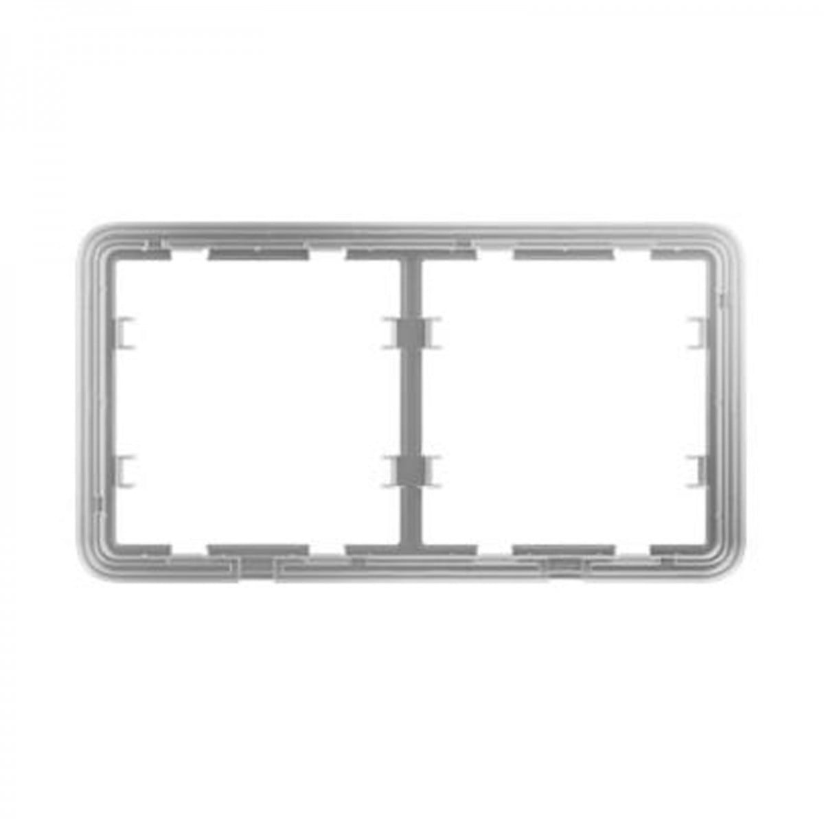 AJAX SYSTEMS Ajax Systems 52188.141.NC Frame (2 seats) - cornice per due interruttori - DISPOSITIVI E ACCESSORI DI CABLAGGIO | TecnoCARE.net Sabaudia, Latina, Terracina, San Felice Circeo e Pontinia
