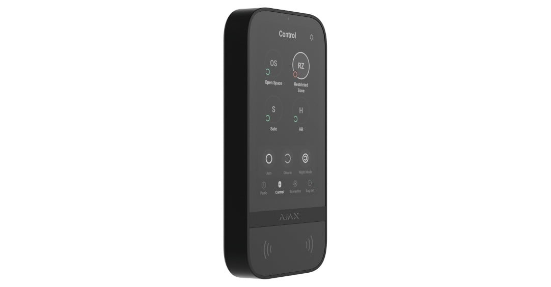 AJAX SYSTEMS Ajax Systems 58454.148.BL1 Tastiera TouchScreen Jeweller - tastiera wireless con schermo touch - nera - TASTIERE E CONTROLLER | TecnoCARE.net Sabaudia, Latina, Terracina, San Felice Circeo e Pontinia