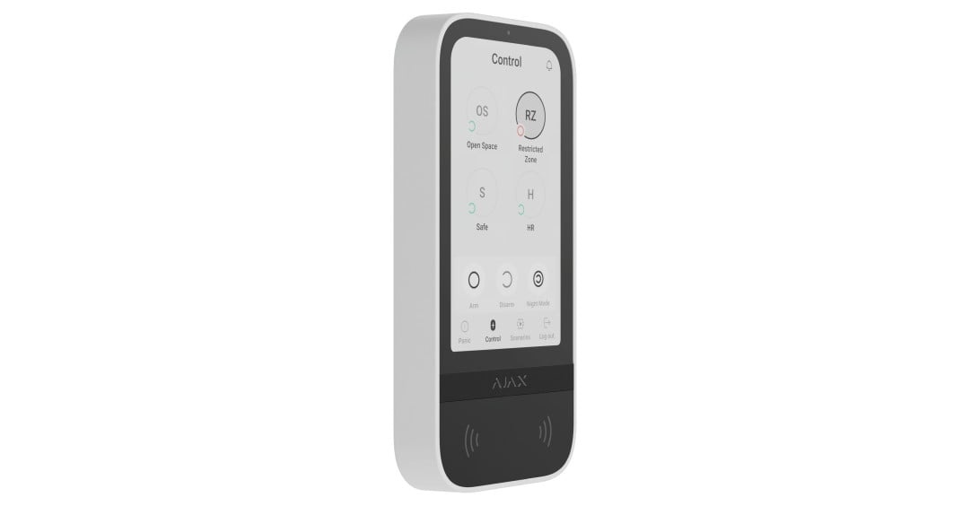 AJAX SYSTEMS Ajax Systems 58455.148.WH1 Tastiera TouchScreen Jeweller - tastiera wireless con schermo touch - bianco - TASTIERE E CONTROLLER | TecnoCARE.net Sabaudia, Latina, Terracina, San Felice Circeo e Pontinia