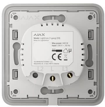 AJAX SYSTEMS Ajax Systems 83427.142.NC AJAX LightCore gang verticale - STABILIZZATORI DI RETE | TecnoCARE.net Sabaudia, Latina, Terracina, San Felice Circeo e Pontinia