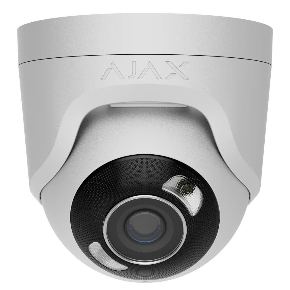 AJAX SYSTEMS Ajax Systems 126263.197.WH1 Telecamera a cupola esterna TurretCam HL 5 Mp 4 mm - bianco - SISTEMI DI SORVEGLIANZA | TecnoCARE.net Sabaudia, Latina, Terracina, San Felice Circeo e Pontinia