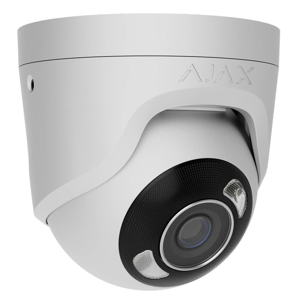 AJAX SYSTEMS Ajax Systems 126267.197.WH1 Telecamera a cupola esterna TurretCam HL 8 Mp 4 mm - bianco - SISTEMI DI SORVEGLIANZA | TecnoCARE.net Sabaudia, Latina, Terracina, San Felice Circeo e Pontinia